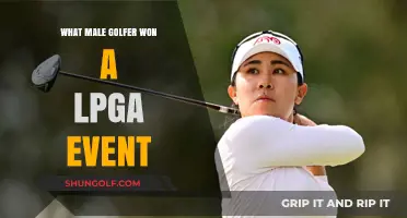 Male Golfer Who Made History by Winning an LPGA Event