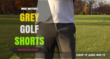 Golf Style: Pairing Grey Shorts with a Splash of Color