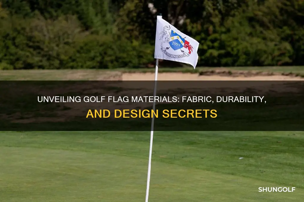 what material are golf flags made of