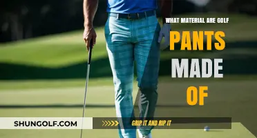 Discover the Best Materials for Comfortable and Durable Golf Pants