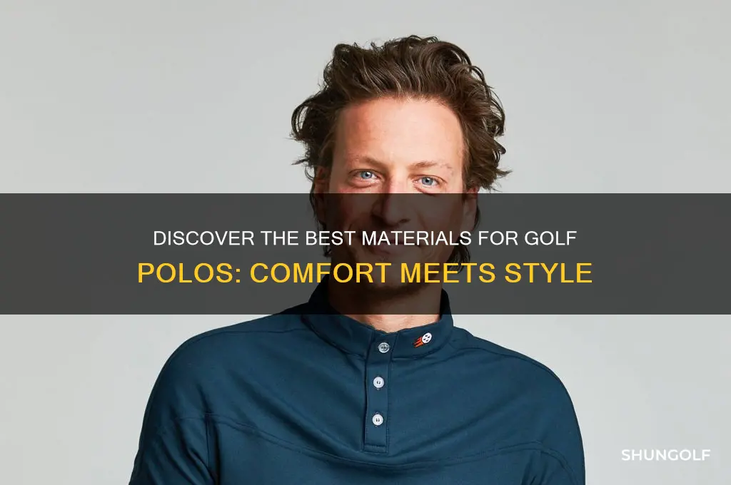 what material are golf polos made of
