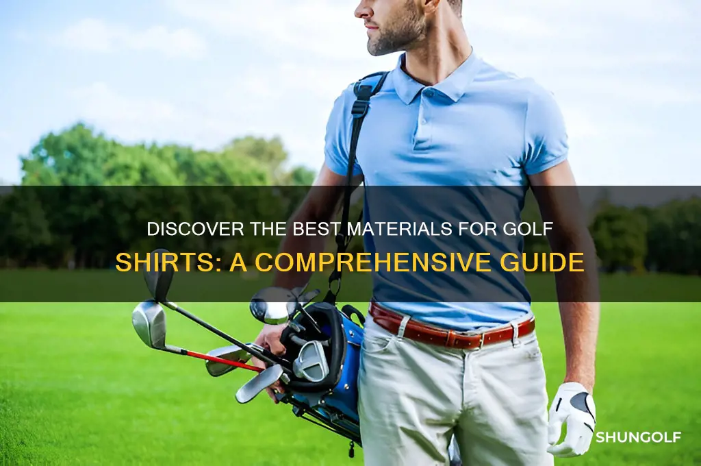 what material are golf shirts made of
