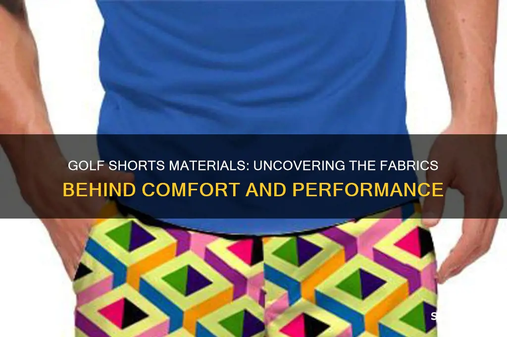 what material are golf shorts made of