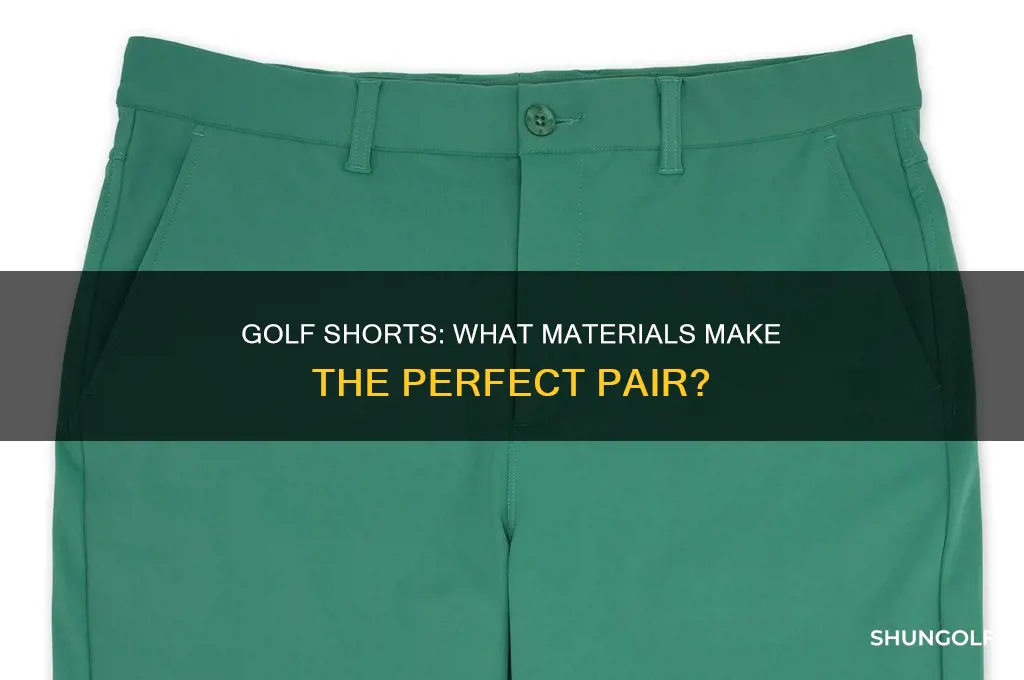 what material are golf shorts