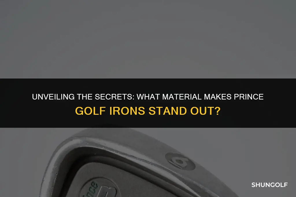 what material is used for prince golf irons
