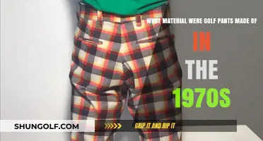 1970s Golf Pants: Unveiling the Fabrics of the Disco Decade