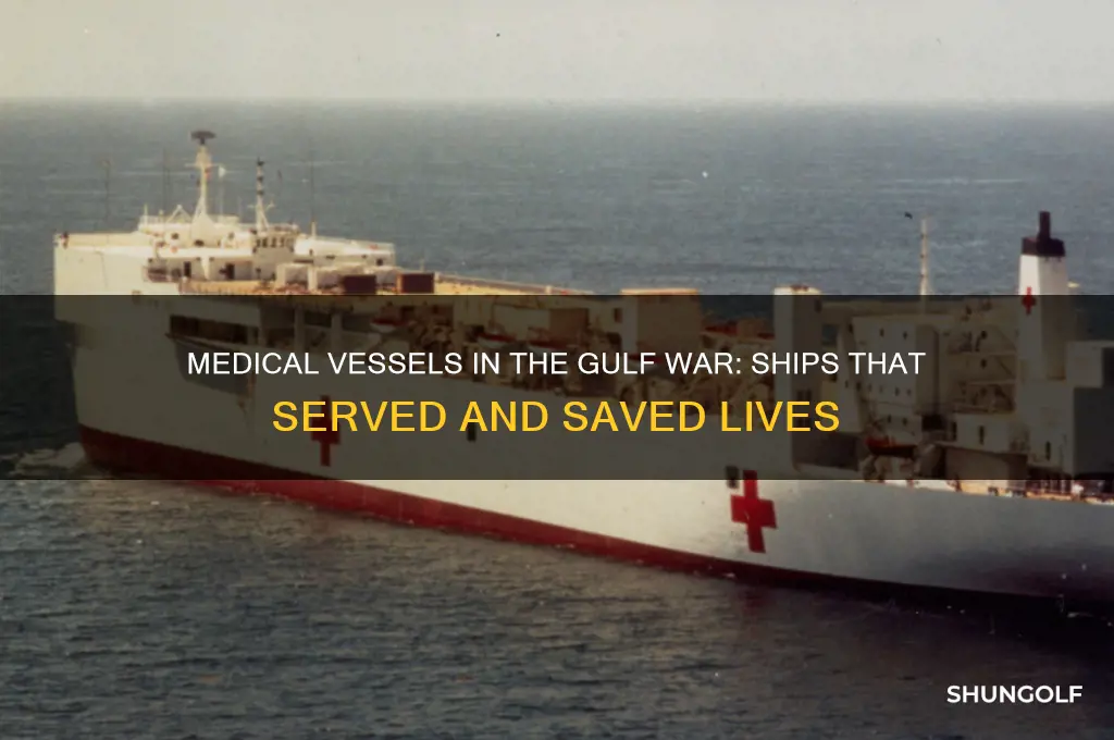 what medical vessels served in the golf war