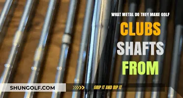 Unveiling the Metals Behind Modern Golf Club Shafts
