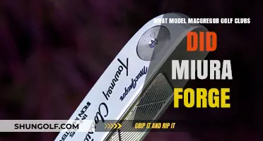 Miura's Craftsmanship: Forging MacGregor Golf Clubs Model Revealed