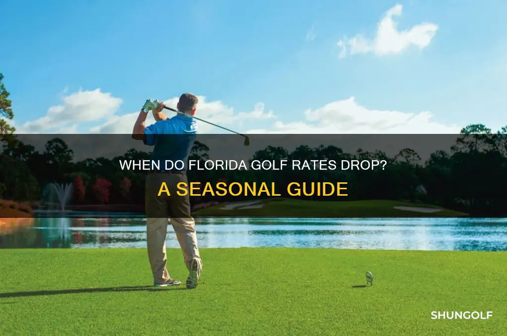 what month do golf rates go down in florida