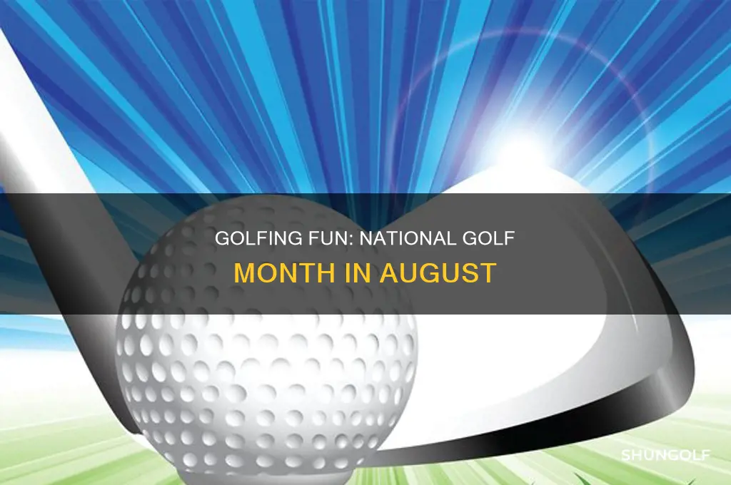 what month is national golf month
