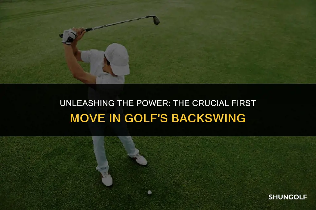 what move starts the backswing in golf