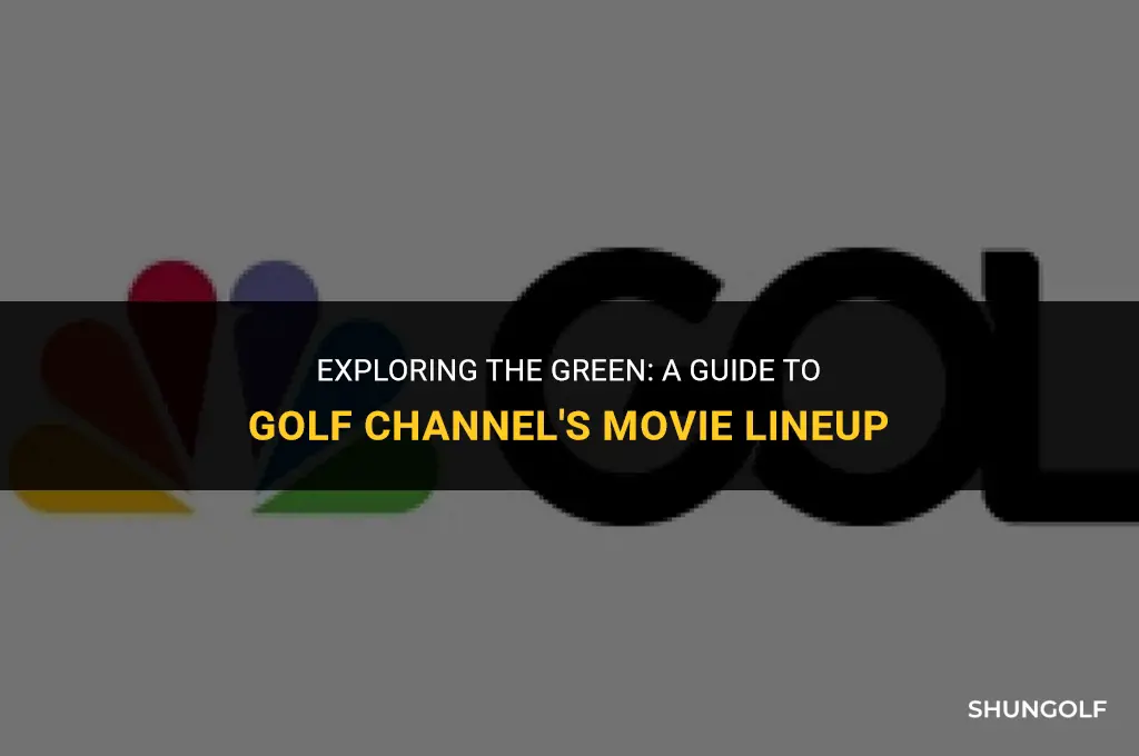 what movies on golf channel