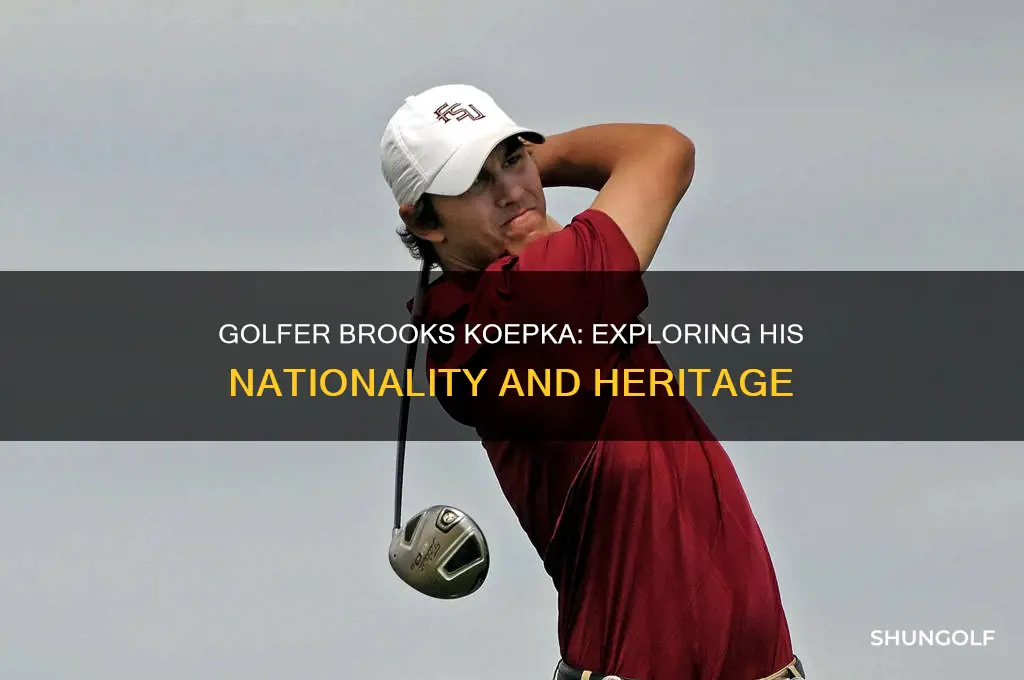 what nationality is brooks koepka golfer