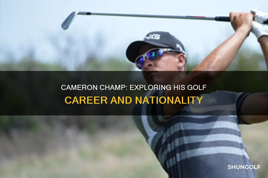 what nationality is golfer cameron champ