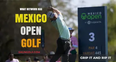 Which Network Broadcasts the Mexico Open Golf Tournament?