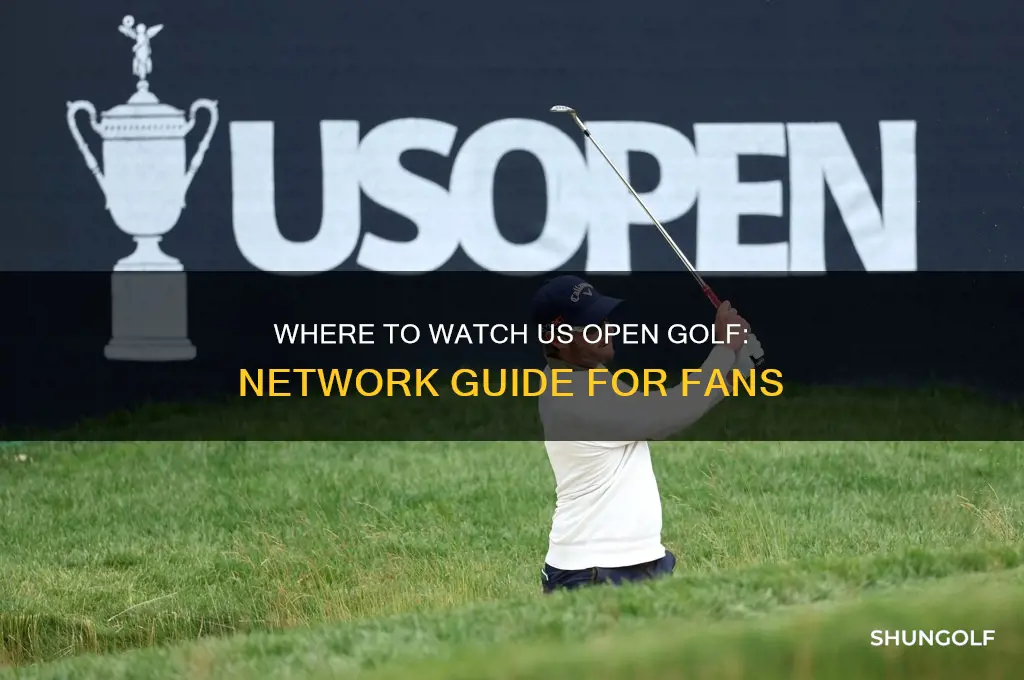 what network has the us open golf