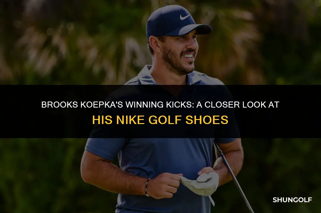 what nike golf shoes was brooks koepka wearing sunday