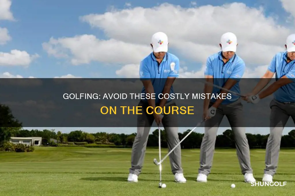 what not to do when golfing