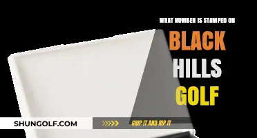 Unveiling the Mystery: Black Hills Golf's Stamped Number Explained
