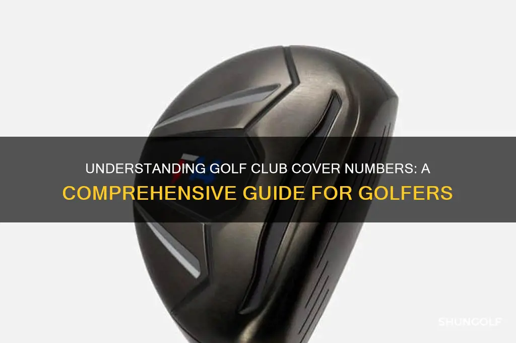 what numbers are on golf club covers