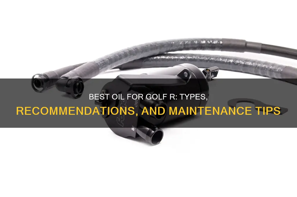 what oil does a golf r take