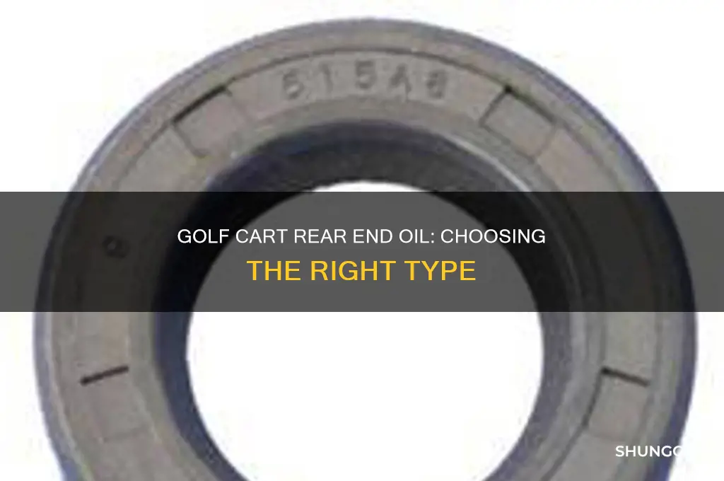 what oil does ezgo golf rearendtake