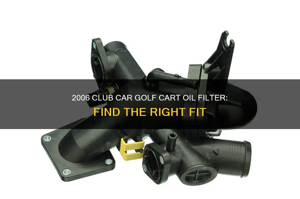 what oil filter does a 2006 clubcar golf cart use