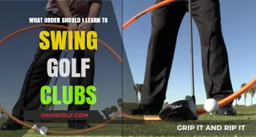 Mastering the Swing: Optimal Order to Learn Golf Clubs