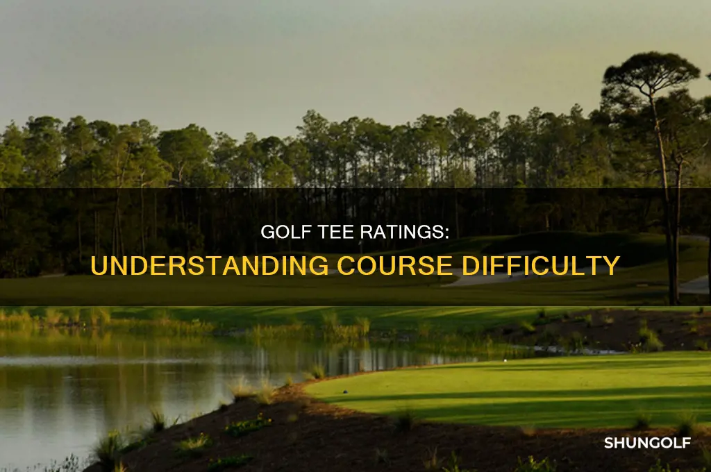 what os a golf tee rating