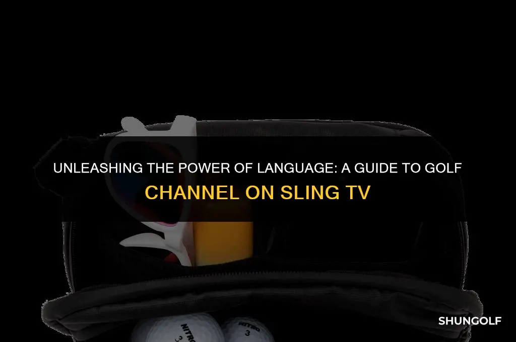 what package is golf channel on sling tb