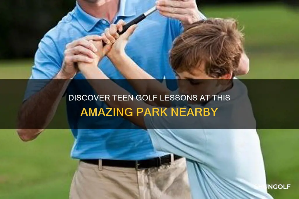 what park gives golf lessons to teenager