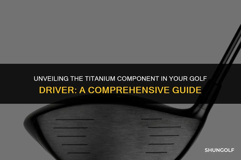 what part of the driver is titanium golf