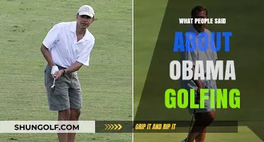 Obama's Golf Game: Public Opinion and Reactions