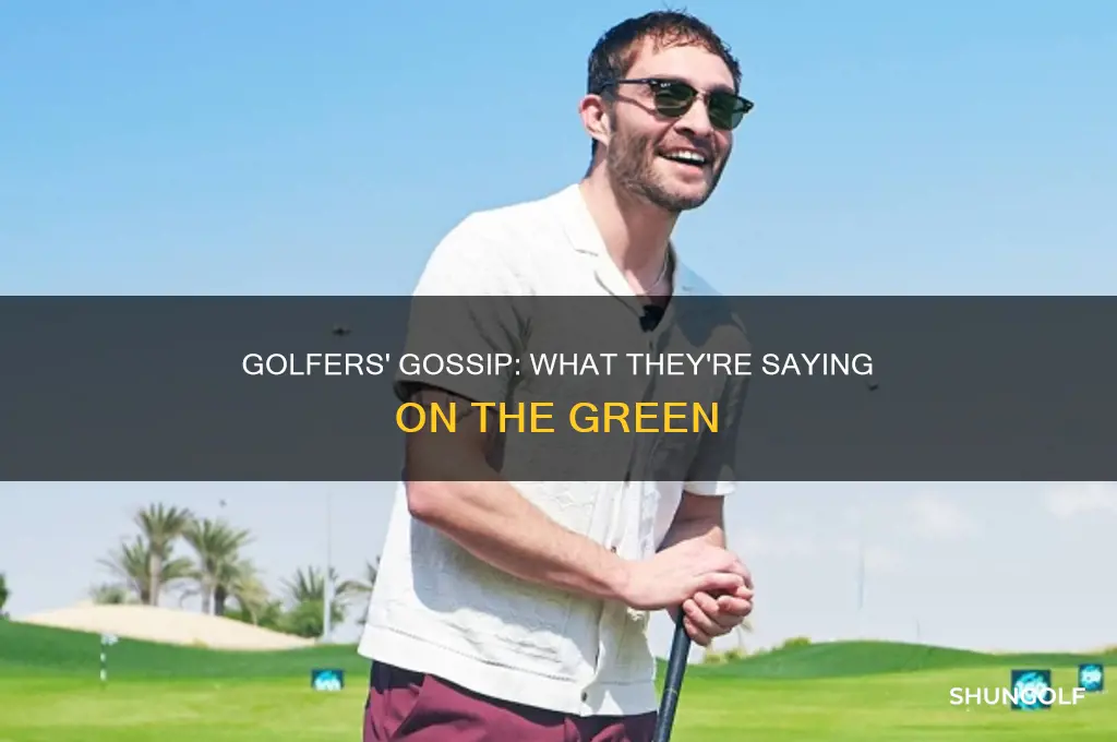 what people say about golf