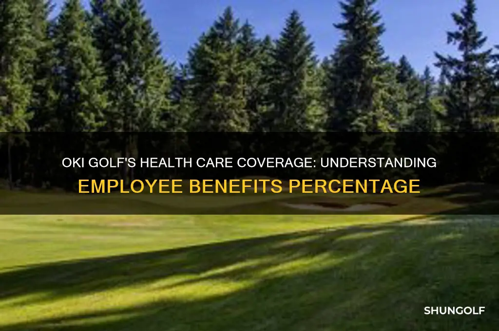 what percent of health care does oki golf pay