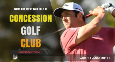 PGA Event at Concession Golf Club: A Historic Tournament