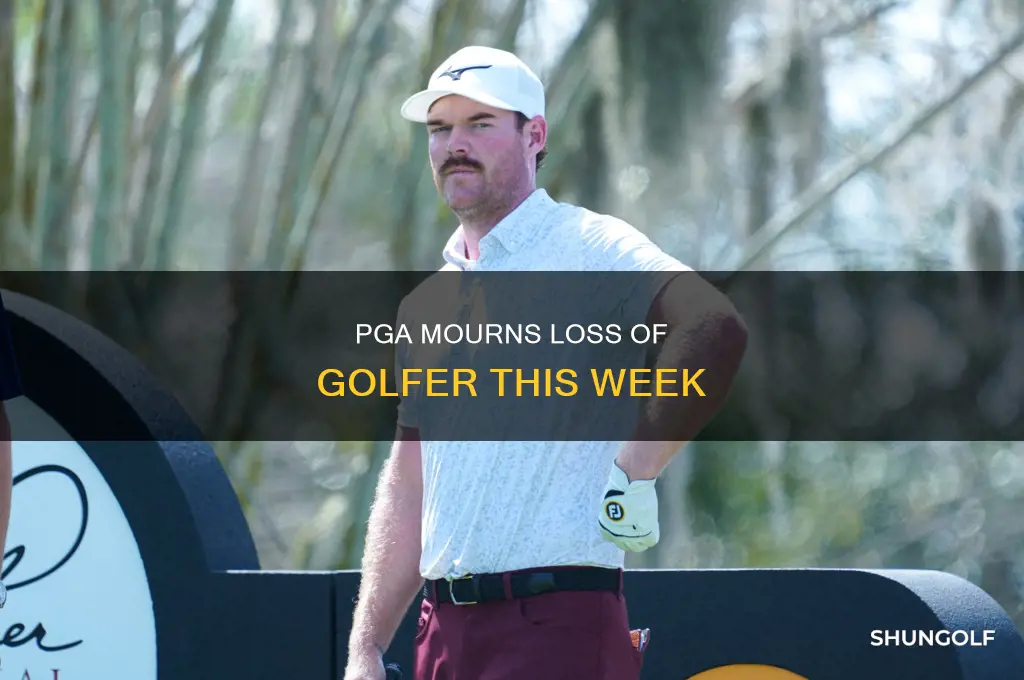 what pga golfer died this week