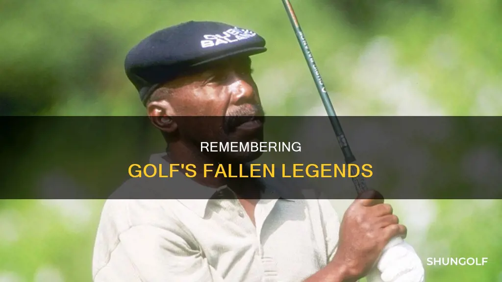 what pga golfer died