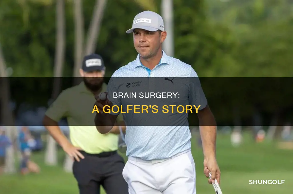 what pga golfer had brain surgery