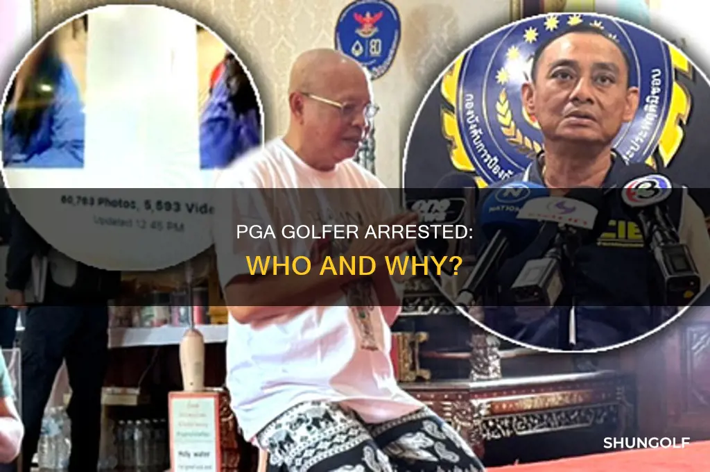 what pga golfer just got arrested