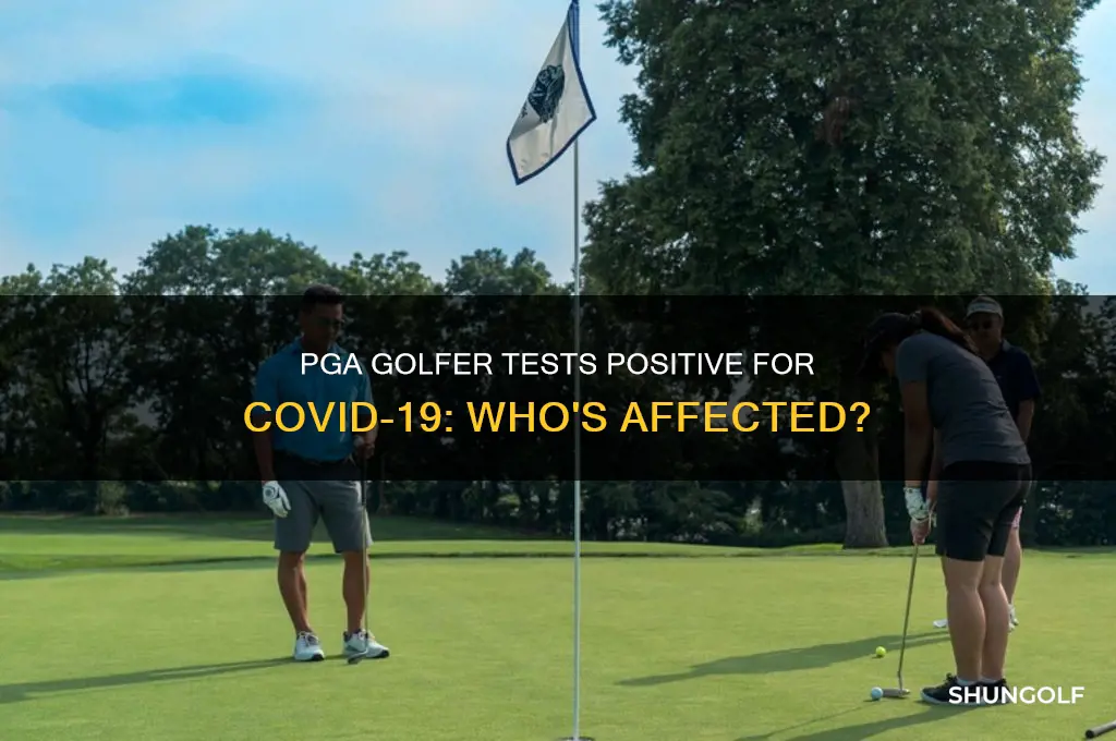 what pga golfer tested positive for coronavirus