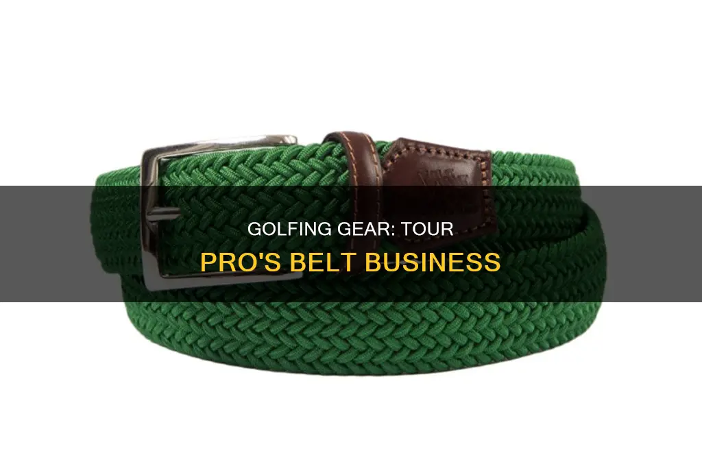 what pga tour golfer sells belts