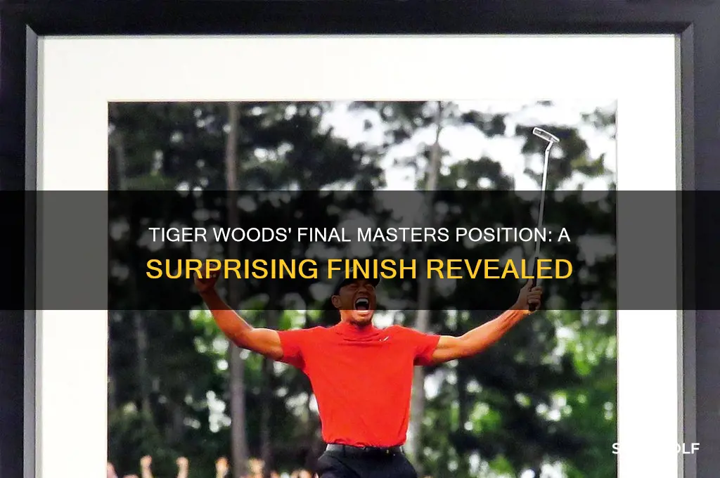 what place did tiger woods finish in the masters