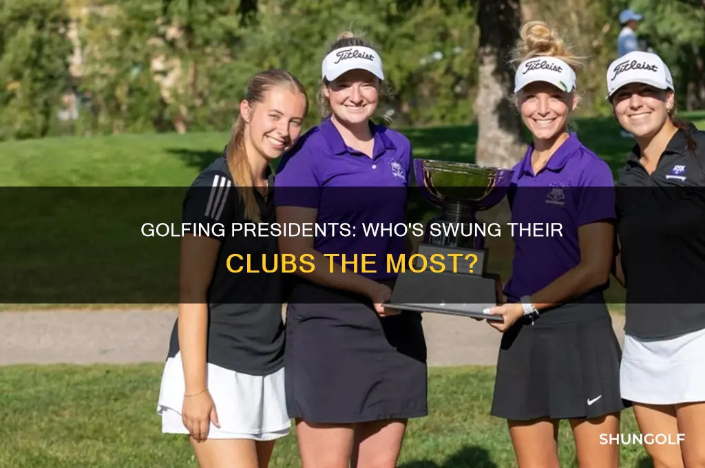 what president has golfed the most