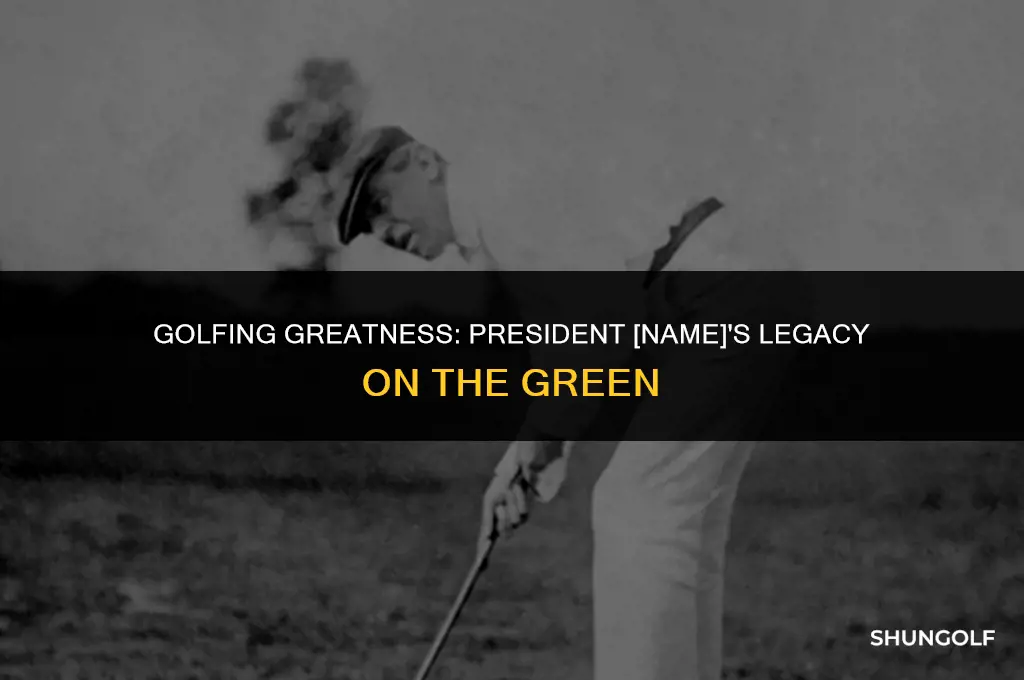 what president he did golfing his name started with g