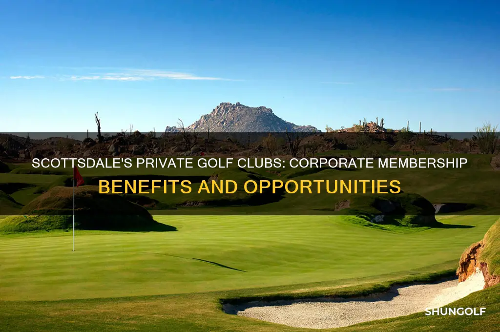 what private golf clubs in scottsdale offer corporate memberships