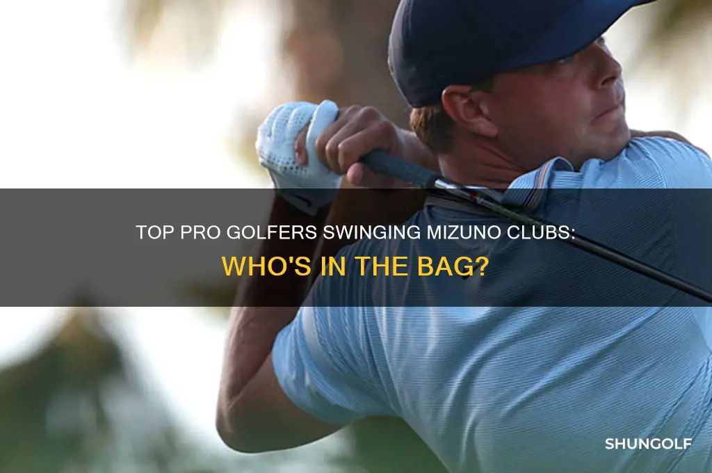 what pro golfer uses mizuno golf clubs