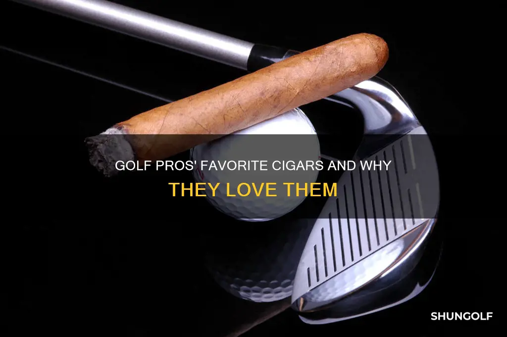 what pro golfers smoke while golfing