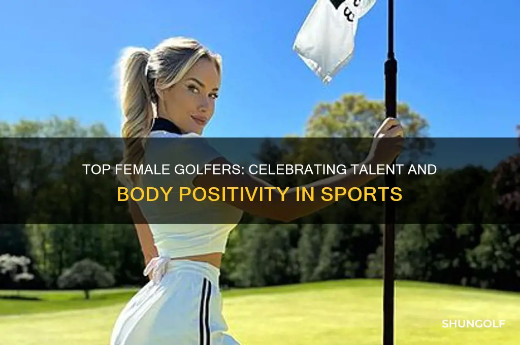 what professional female golfer has the biggest boobs